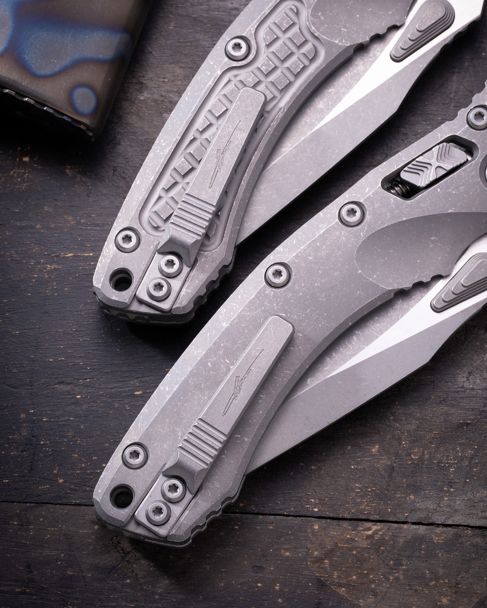 microtechknives's tweet photo. The Third Chapter of the Titanium Collection: The Amphibian® RAM-LOK® Marfione Select.
#MicrotechKnives #M390MK #TitaniumCollection #Amphibian #RAMLOK #EDC #KnifeLife #ApocalypticFinish #FragPattern https://t.co/TT8Q1qThkC
