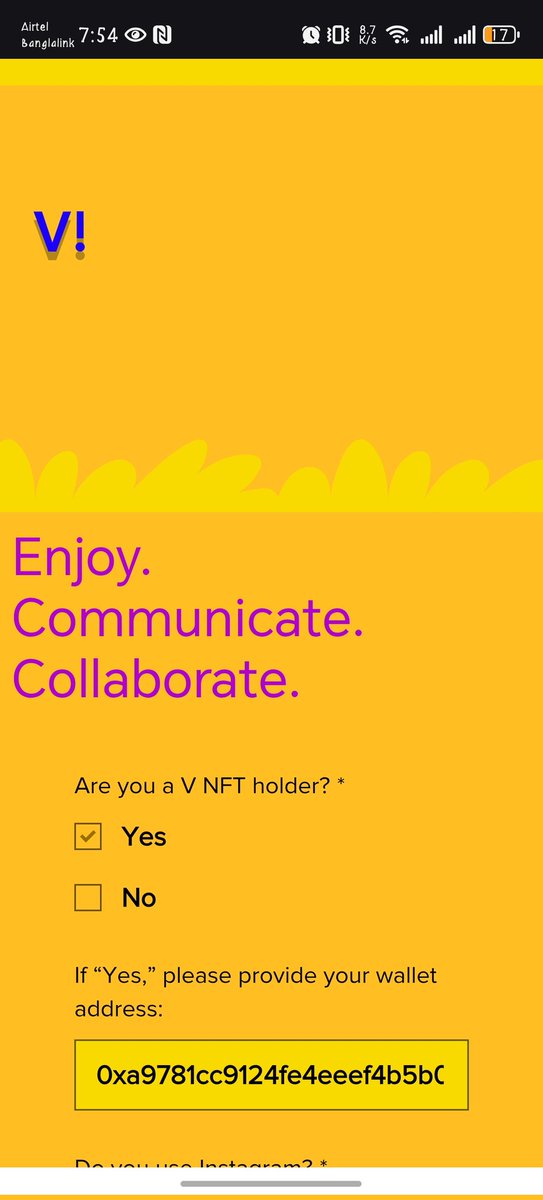 soeb_md34828's tweet image. Vana Form - Could Be Something or Nothing
β‘οΈGo To: yournftyourdata.site
Tweet Something About Form & Submit Link In Last Question