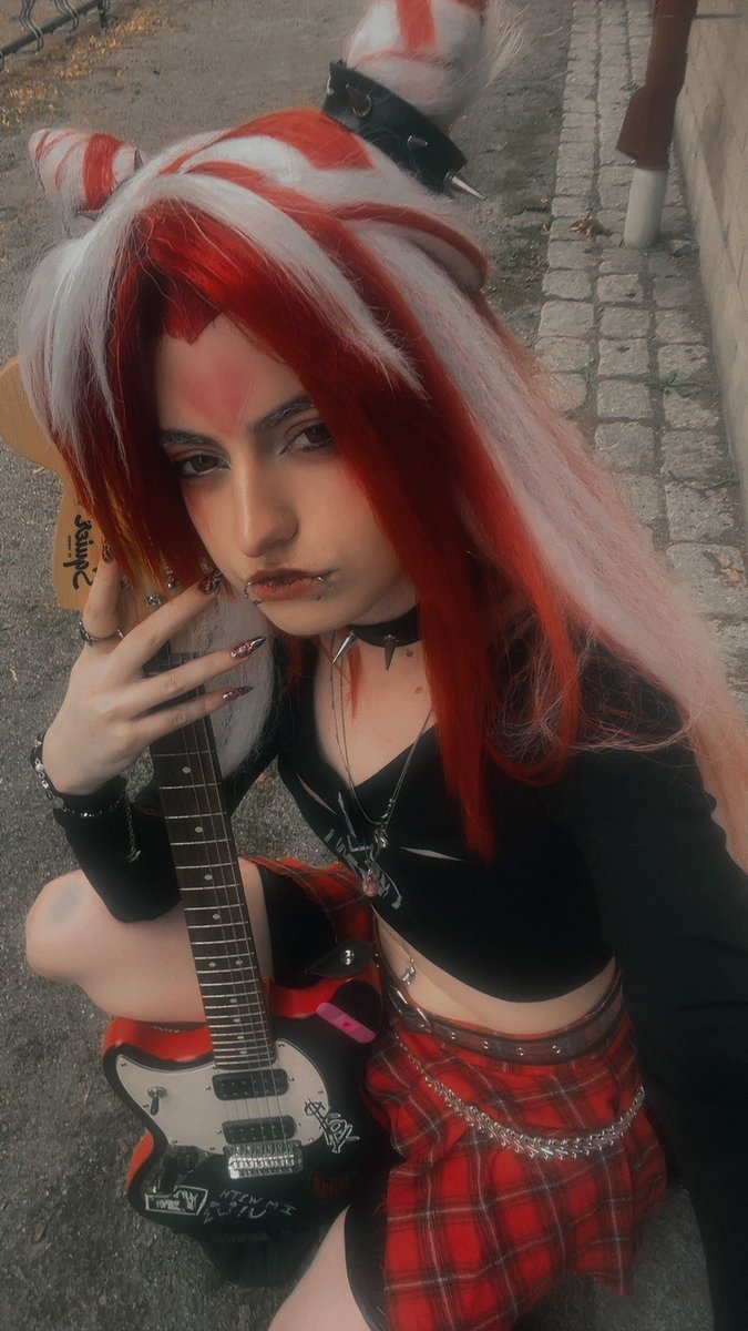 ProjectxEchooo's tweet image. Heartache Alune💔🎸 IM SO HAPPY SHES DONE and her first appearance being at NCS🥹 again, the original design is by the amazing wonderful stunning @sorrowtalks 🫶🫶