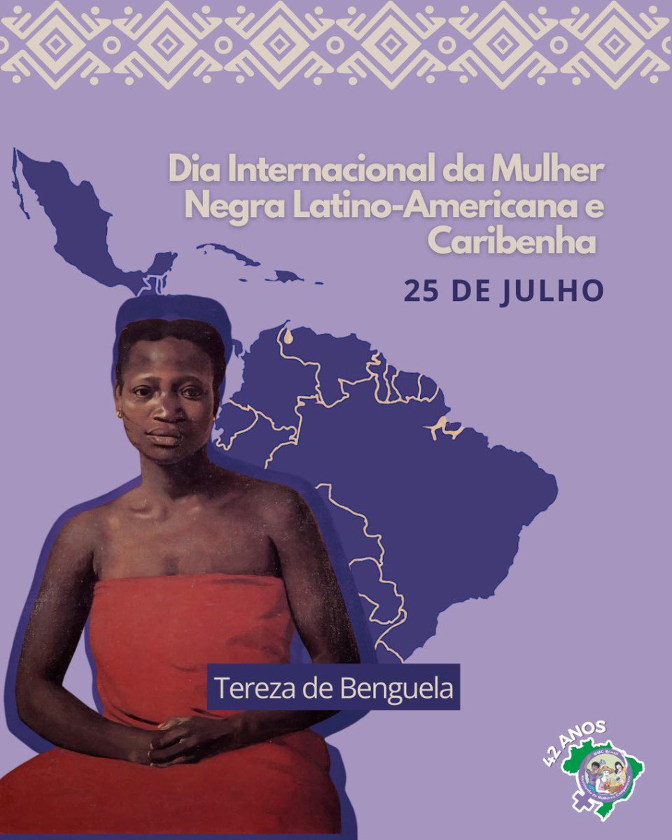 🗓️ É comemorado desde 1992, foi instituída na República Dominicana. Essa data evidência a luta das mulheres afrodescendentes e demarca a luta por reparação histórica, combate ao racismo e acesso a políticas públicas que garantam a melhoria na qualidade de vida dessas mulheres.