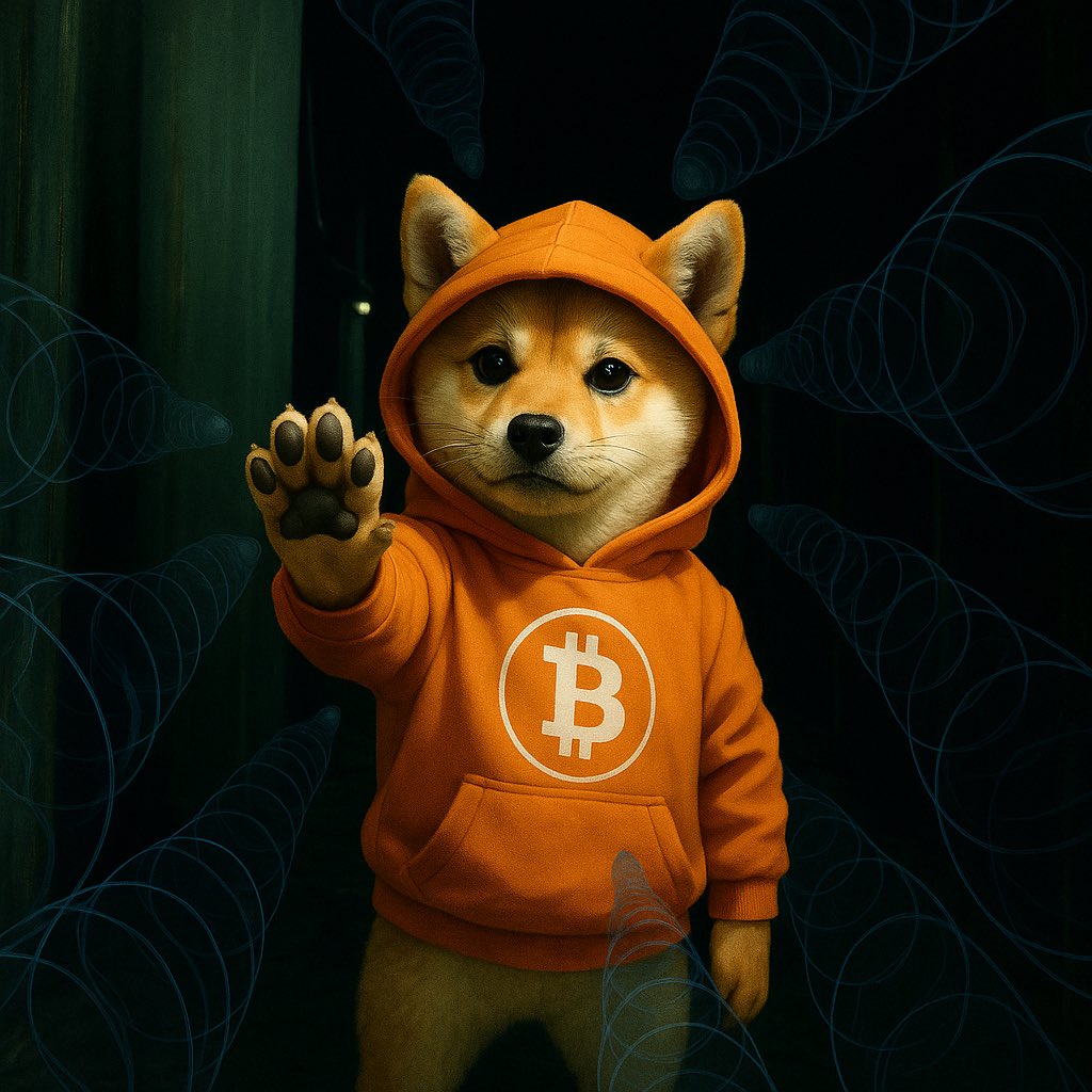 9ETH_God's tweet image. When you know you are the one! 🕶️
🗣️ GM $DOG (#BITCOIN) 🧡 ARMY!!!