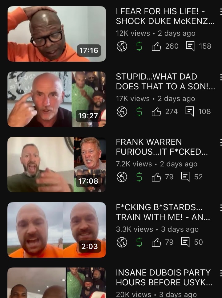 Boxing_UK_'s tweet image. 🥊🇬🇧 Another huge THANK YOU for all the support for Boxing U.K. 🙏
Over 2 MILLION hits this week alone - and now 15 MILLION views on YouTube covering our sport
I really do appreciate everyone who takes time to engage with the channel. Legends👏
Steve 🥊🇬🇧