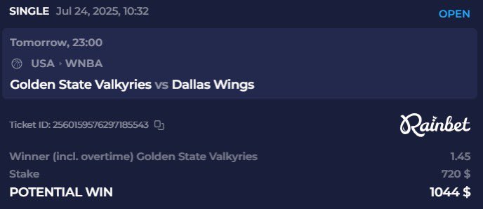 Paige Bueckers is the truth but I’m going Valkeries over Wings with all due respect.