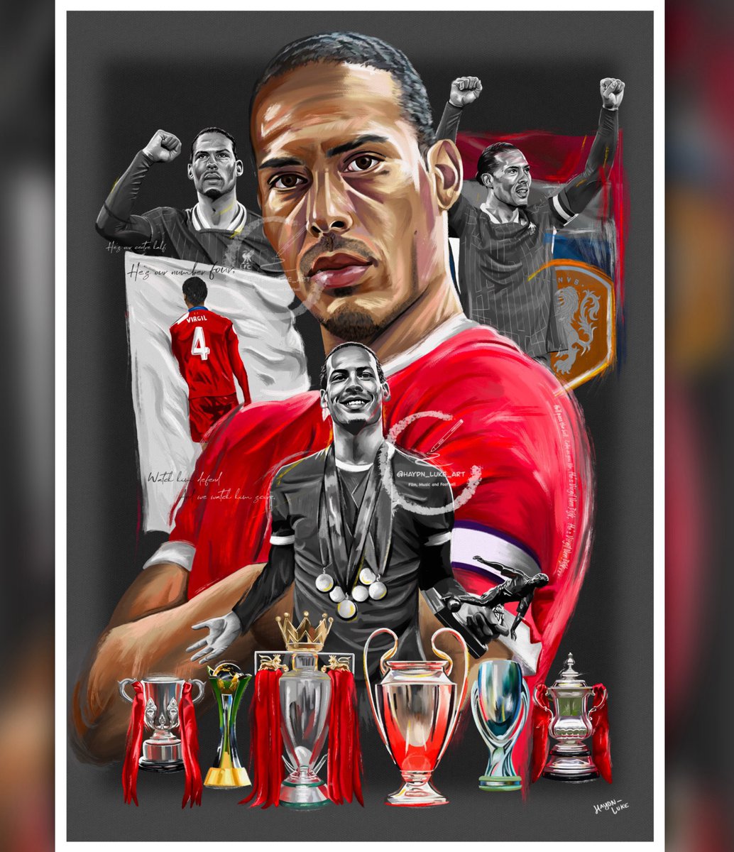 I honestly believe I’ve come so far with my artwork and improved a lot 😊

Considering the first Van Dijk on the left was in 2022 and the one of the right was just recently finished in 2025. 

Still more room to improve, but loving my journey so far 👌