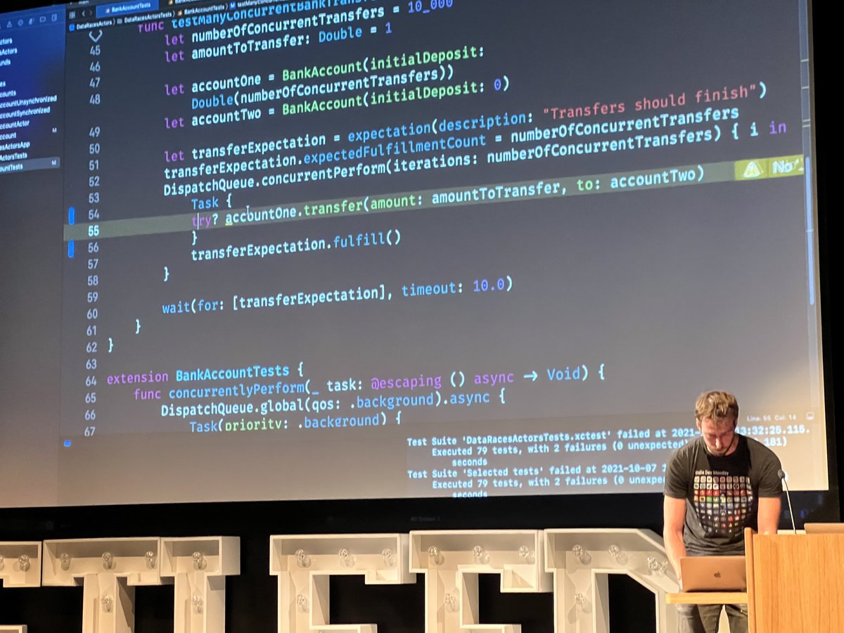 Antoine v.d. SwiftLee ο£Ώ (@twannl) on Twitter photo This is me during <a href="/swift_leeds/">SwiftLeeds</a>: my live demo went terribly wrong. Yet: it was the best that could happen!
It turned into a live debug session with many tips & tricks. Experiences like these helped me become a better speaker:
avanderlee.com/optimization/pβ¦
#swiftlang #iosdev This is me during <a href="/swift_leeds/">SwiftLeeds</a>: my live demo went terribly wrong. Yet: it was the best that could happen!
It turned into a live debug session with many tips & tricks. Experiences like these helped me become a better speaker:
avanderlee.com/optimization/pβ¦
#swiftlang #iosdev