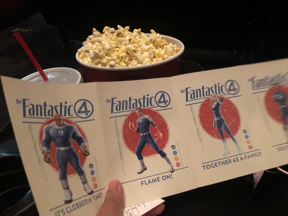 Innocent_bella's tweet photo. Movie night 🍿!! #FantasticFourFirstSteps was an awesome movie. https://t.co/KDtG3LWyQ2
