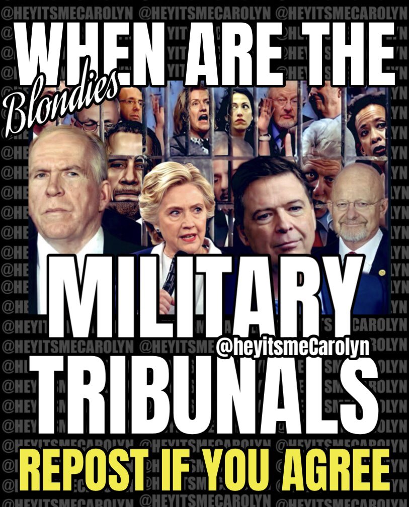 When are the Military Tribunals⁉️