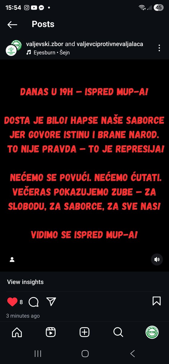 bogdanarsenic's tweet image. MUP Valjevo veceras u 19h. Nek' se i zemlja i gace tresu.