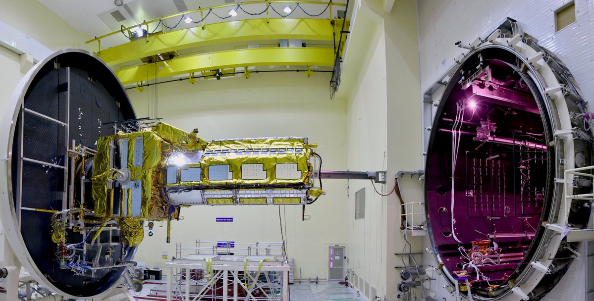 isro's tweet image. Built across continents in phases, NISAR is a result of global teamwork and tech. NISAR came together through years of integration and testing.
2 Nations, 1 Mission.
NISAR’s build journey is a story of teamwork.
Milestone of Firsts
✅ First dual-band radar satellite
✅ First…