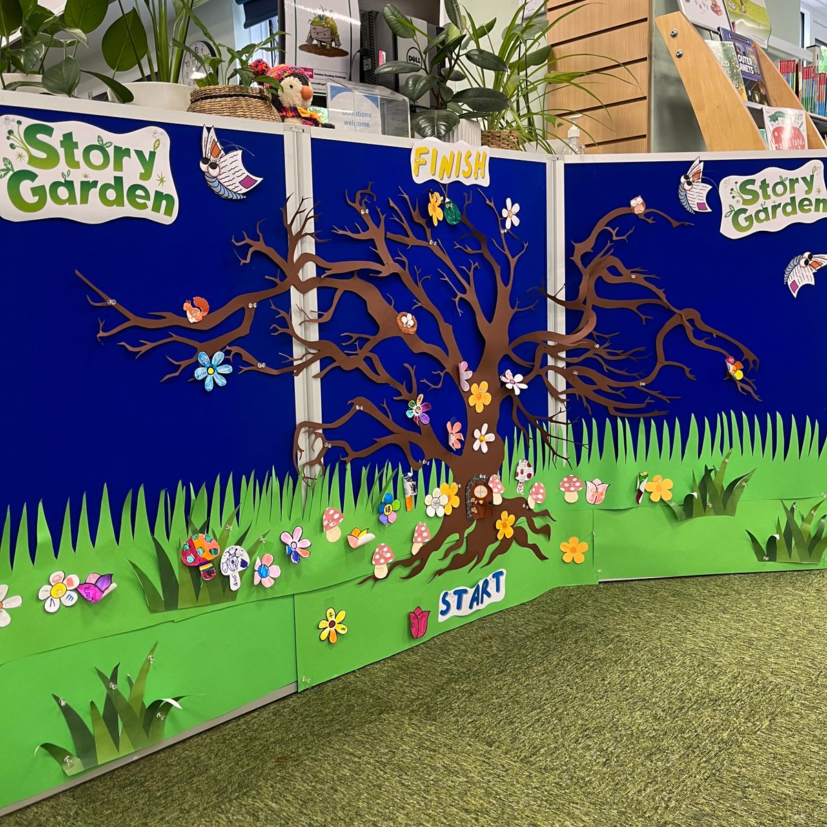 FrimleyGreenLib (@frimleygreenlib) on Twitter photo Our Story Garden is growing! Children write their names on a flower when they start the #SummerReadingChallenge, and a leaf when they finish.
Children complete the challenge by reading six books, and receive a certificate and a colourful wristband.
#StoryGarden <a href="/SurreyLibraries/">Surrey Libraries UK</a> Our Story Garden is growing! Children write their names on a flower when they start the #SummerReadingChallenge, and a leaf when they finish.
Children complete the challenge by reading six books, and receive a certificate and a colourful wristband.
#StoryGarden <a href="/SurreyLibraries/">Surrey Libraries UK</a>