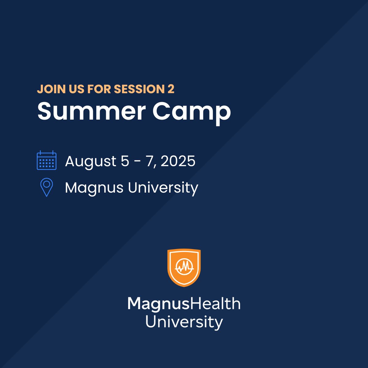 Learn new skills or refresh your knowledge, there's still time to join us for Summer Camp! 

#LearnwithMagnusHealth #StudentWellbeing #EdTech