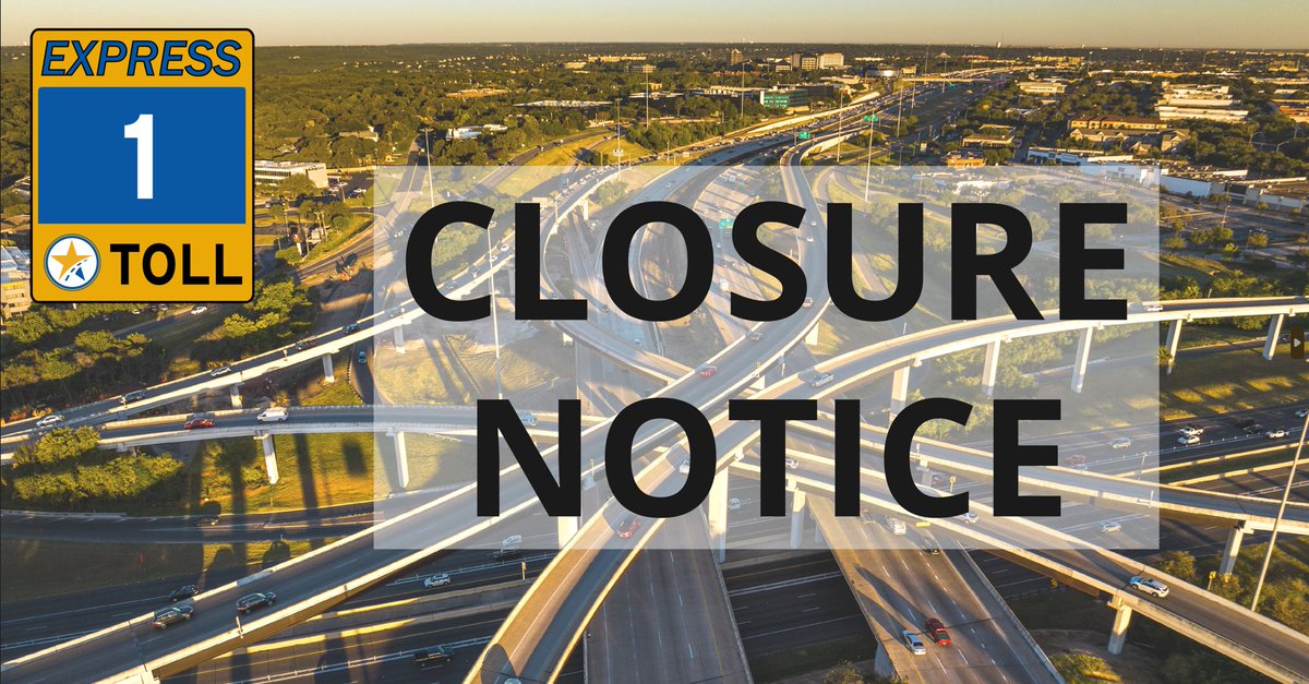 RMATIMCenter's tweet image. FRI (7/25) 10 p.m. – MON (7/28) 5 a.m. The southbound MoPac Express Lane will be closed continuously over the weekend. #atxtraffic