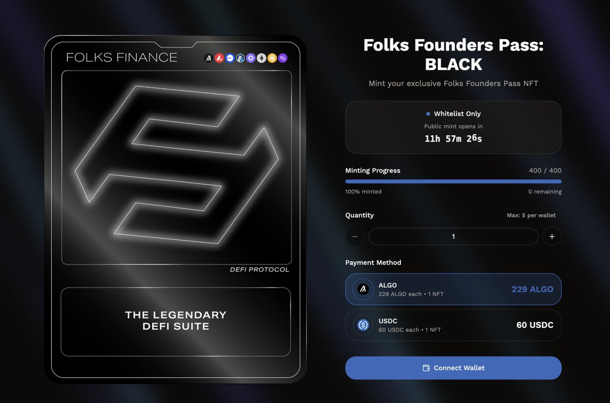 ibuprod's tweet image. holy shit
it hit 10 AM
i refreshed the page immediately
400/400 sold out
i thought it was a glitch
GG Folks ✅
that's 2500 @FolksFinance NFTs sold across 3 different blockchains to 3 different communities
what do we call that? motion.