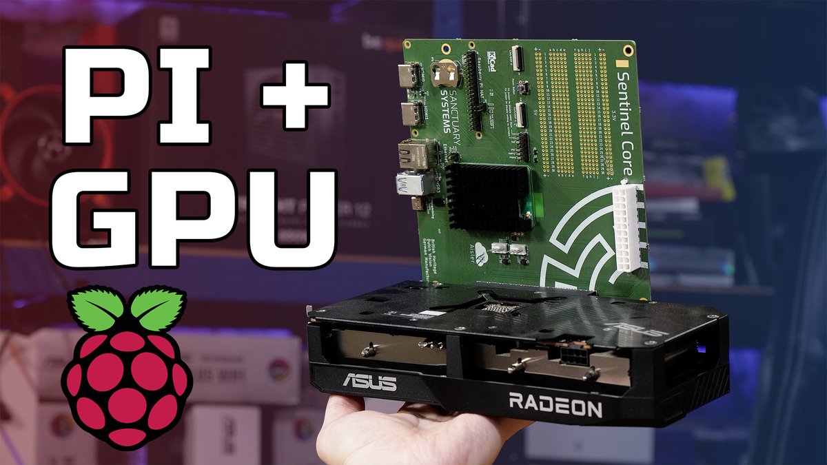 Raspberry Pi + GPU = Amazing Local AI? Sanctuary Systems Sentinel Core CM5 ITX Review youtu.be/jZH32o097UI