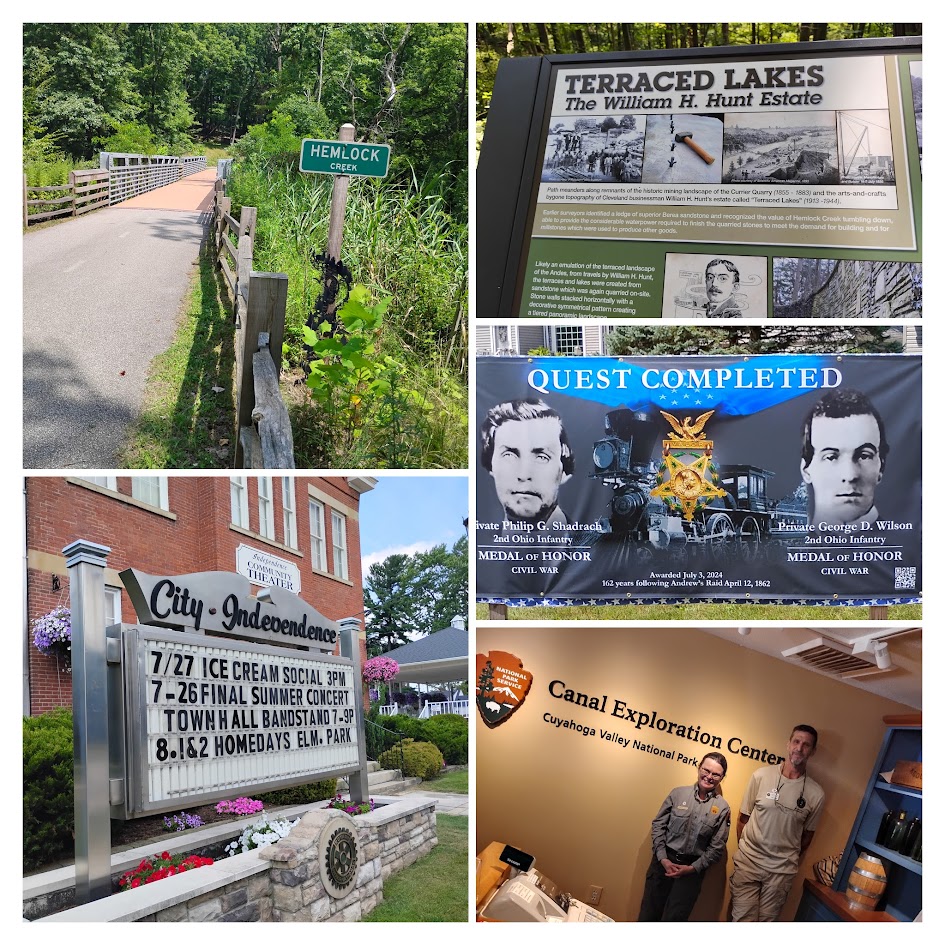 LauraMcShaneCLE's tweet image. My $5 dollar @GCRTA  Cleveland RTA #transittotrails adventure yesterday - #53 w/bike aboard to W Ridgewood -biked Crossview&amp;gt;Chestnut&amp;gt;Brecksville Rd&amp;gt;Hemlock Creek &amp;gt;Towpath&amp;gt;Tinker&apos;s Creek Rd&amp;gt; lunch Tinker&apos;s Creek Tavern &amp;gt;walked bike up to Turney took hashtag#19a then and swam City…