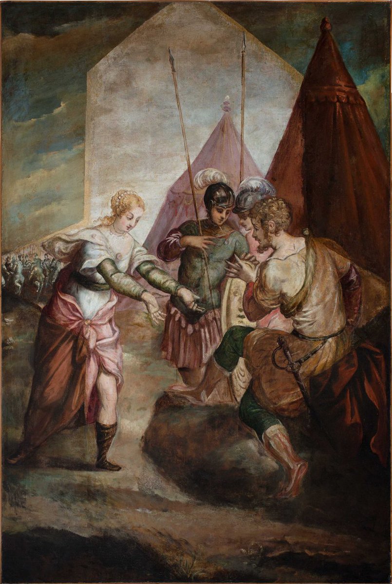 DailyBriseis's tweet image. Briseis and Achilles, could not find the name of the painter — 🍓