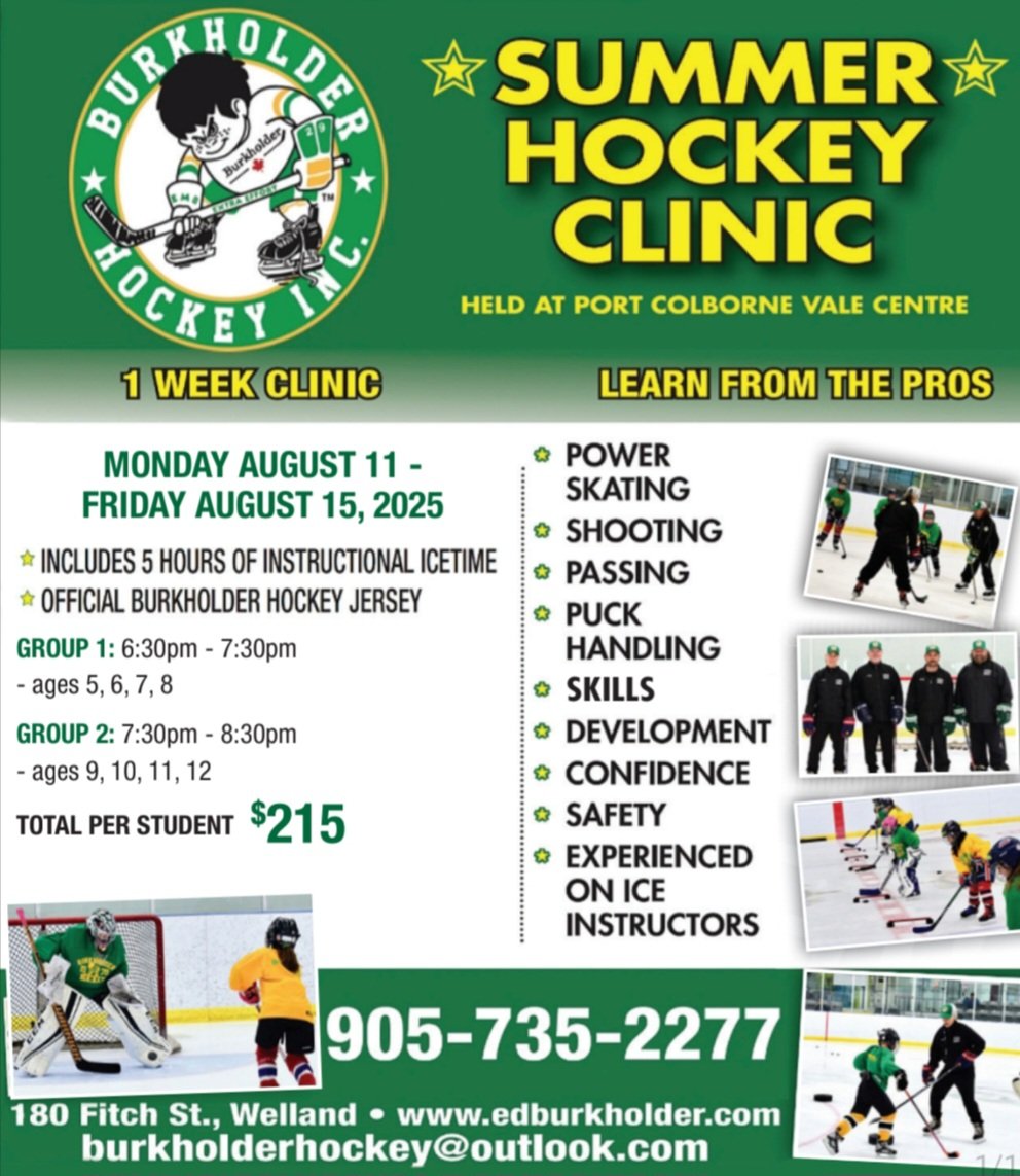 Are you looking for a Fun Hockey Clinic?? Our ONE week Skills Clinic starts August 11!! Give us a call to reserve your spot!! 
#burkholderhockey
#beyourbest
#extraeffort