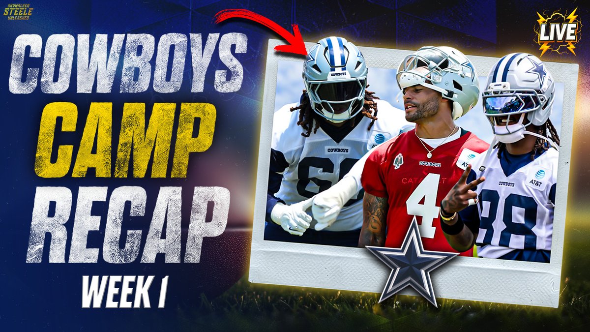 SkywalkerSteele's tweet image. LIVE Recapping WEEK 1 of Cowboys Training Camp
100 Grand man @VochLombardi on now
>>> youtube.com/watch?v=Ad0w9o…