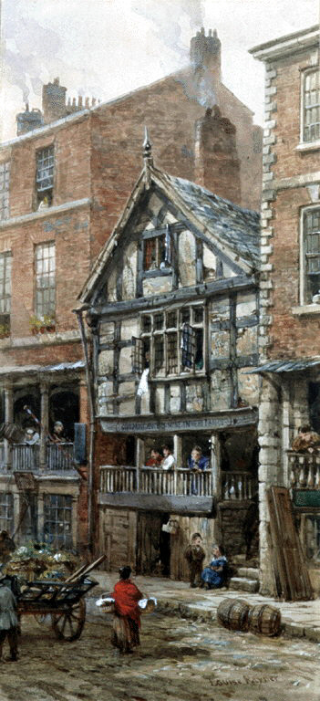 cwacmuseums's tweet image. The #FridayFlashback today from the History Hub is a painting by Louise Rayner who lived in #Chester for a while as is confirmed by the 1901 Census. The view is of Gods Providence House, Watergate Street in the circa 1890s.