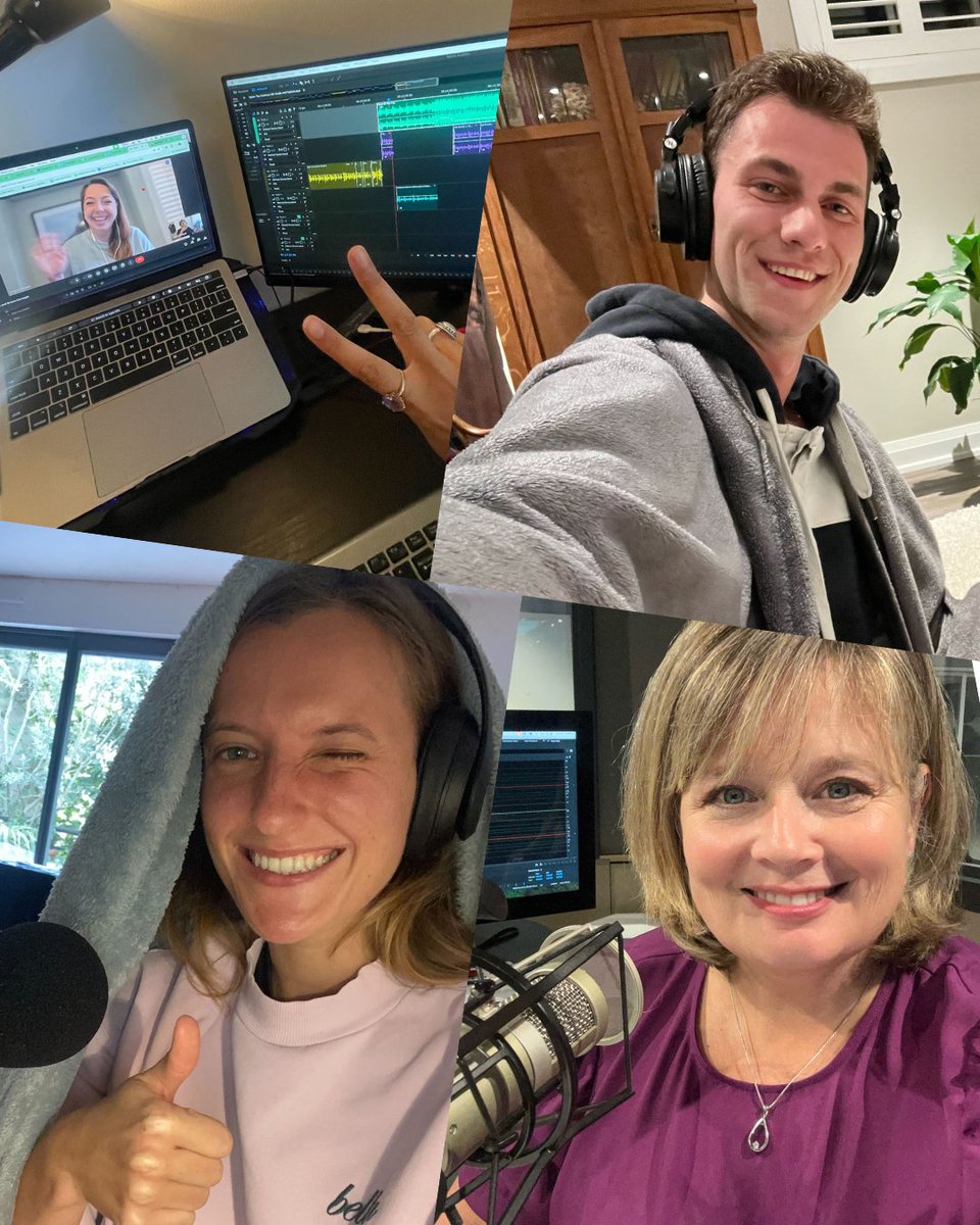 Ever wonder what podcasting looks like behind the scenes? Spoiler alert: it involves a surprising number of blankets.
Lead Podcasting is proudly based in Toronto, but we have team members across Canada!
Here’s a peek at our team members in their natural podcasting habitats.