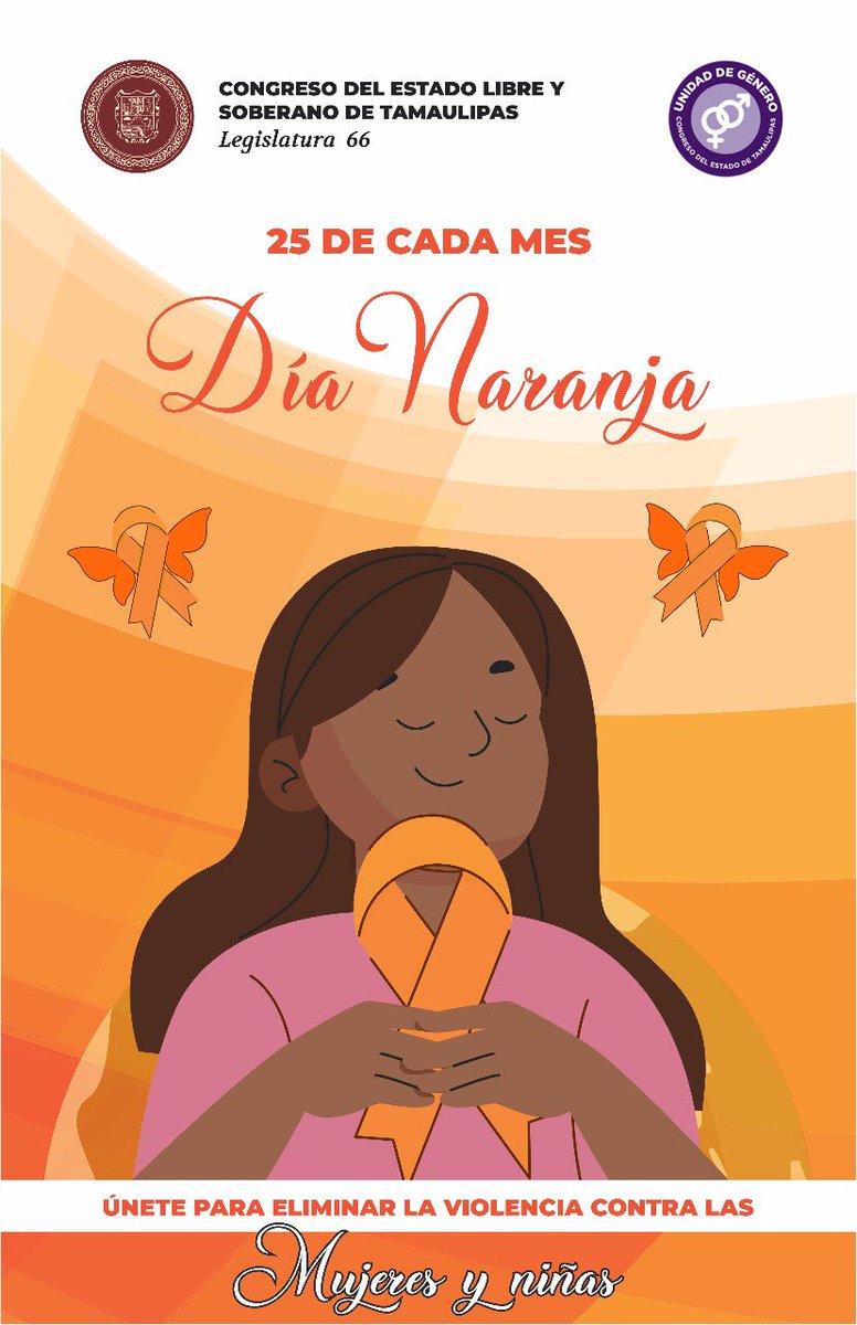 🗓 #25DeJulio | #DíaNaranja 📌
Por una vida libre de violencia contra las mujeres y las niñas ¡Únete! 
🍊#25DeCadaMes 🍊