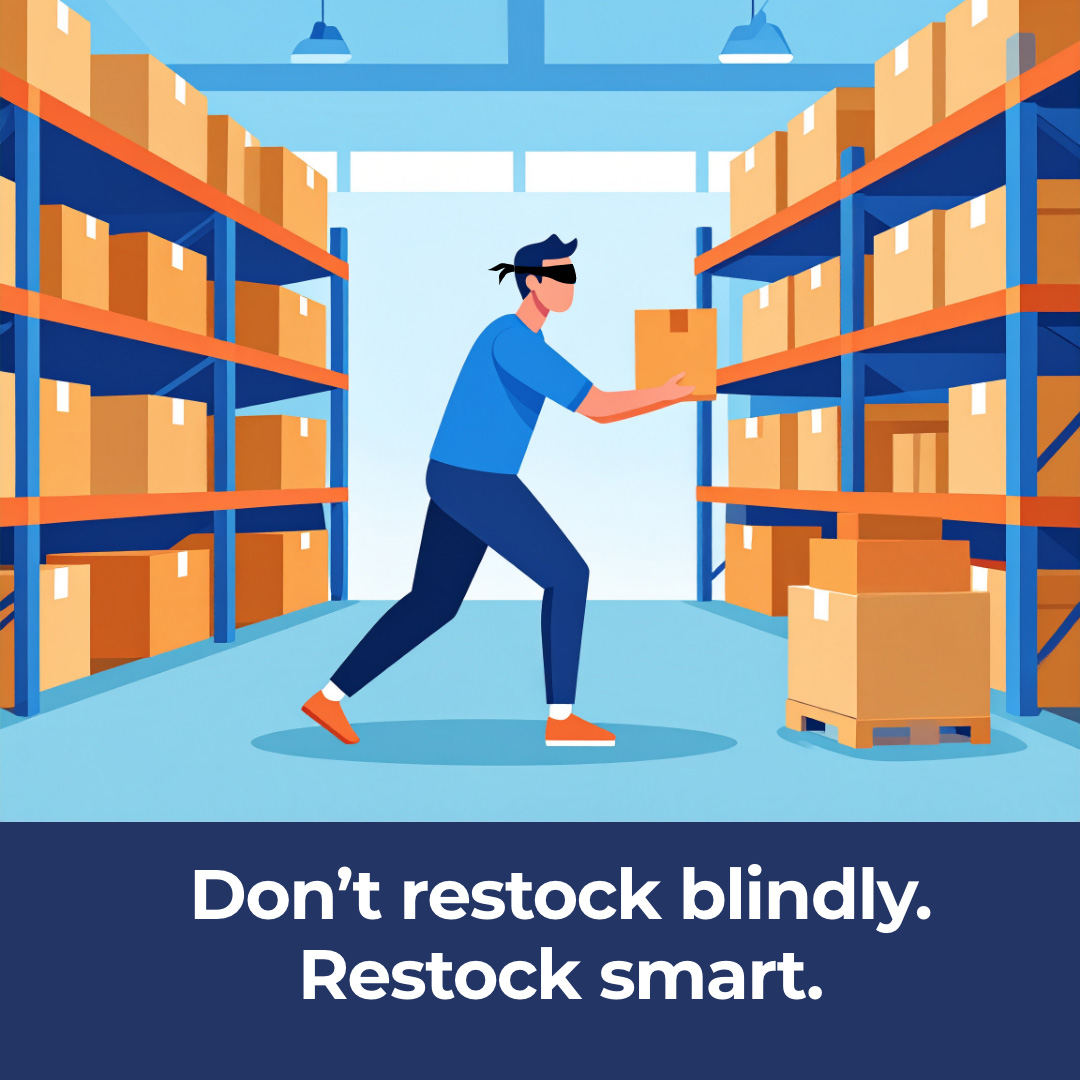 eComEngine's tweet image. 📦 Don’t restock blindly. Restock smart.
Guessing inventory is like walking through a warehouse blindfolded. 😵‍💫

✅ Real-time trends
✅ Smart restock tips
✅ No more stockouts

Get the blueprint + tool:
🔗 hubs.la/Q03yhMNk0

#FBAForecasting #RestockSmart #AmazonFBA