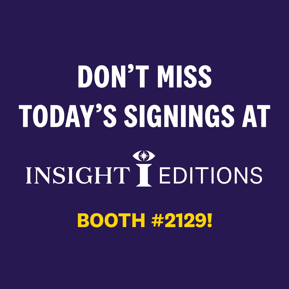 insighteditions's tweet image. Don’t miss today’s SDCC signings at the Insight Editions booth #2129!
We can’t wait to meet you.
FRIDAY
🐲 10am-11am — Jerry Schmitz
Signing: The Art and Making of How to Train Your Dragon
🐱 1pm-2pm — Liam O'Brien
Signing: Der Katzenprinz & Other Zemnian Tales
*Limited to 50…