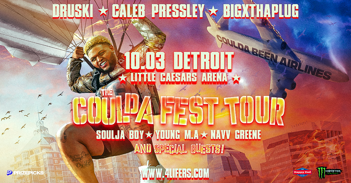 LCArena_Detroit's tweet image. ON SALE NOW 🚨 Don't miss acclaimed comedian, creator and actor @druski on his first-ever international comedy tour, the “Coulda Fest Tour,” stopping at @LCArena_Detroit on October 3!
Get tickets today ➡️ bit.ly/3TVSfws
