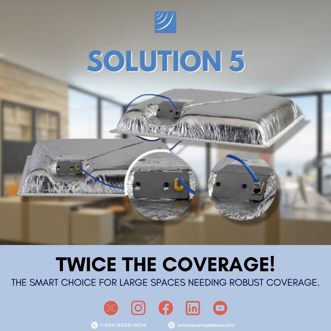 QuamNichols's tweet image. Drop it in and walk away—SOLUTION 5 comes pre-assembled and ready to perform.

ow.ly/zuqm50WjenA

#KnowQuam #TileReplacement #CleanInstall #QuamReliability #NoAssemblyRequired #LoudspeakerSystem