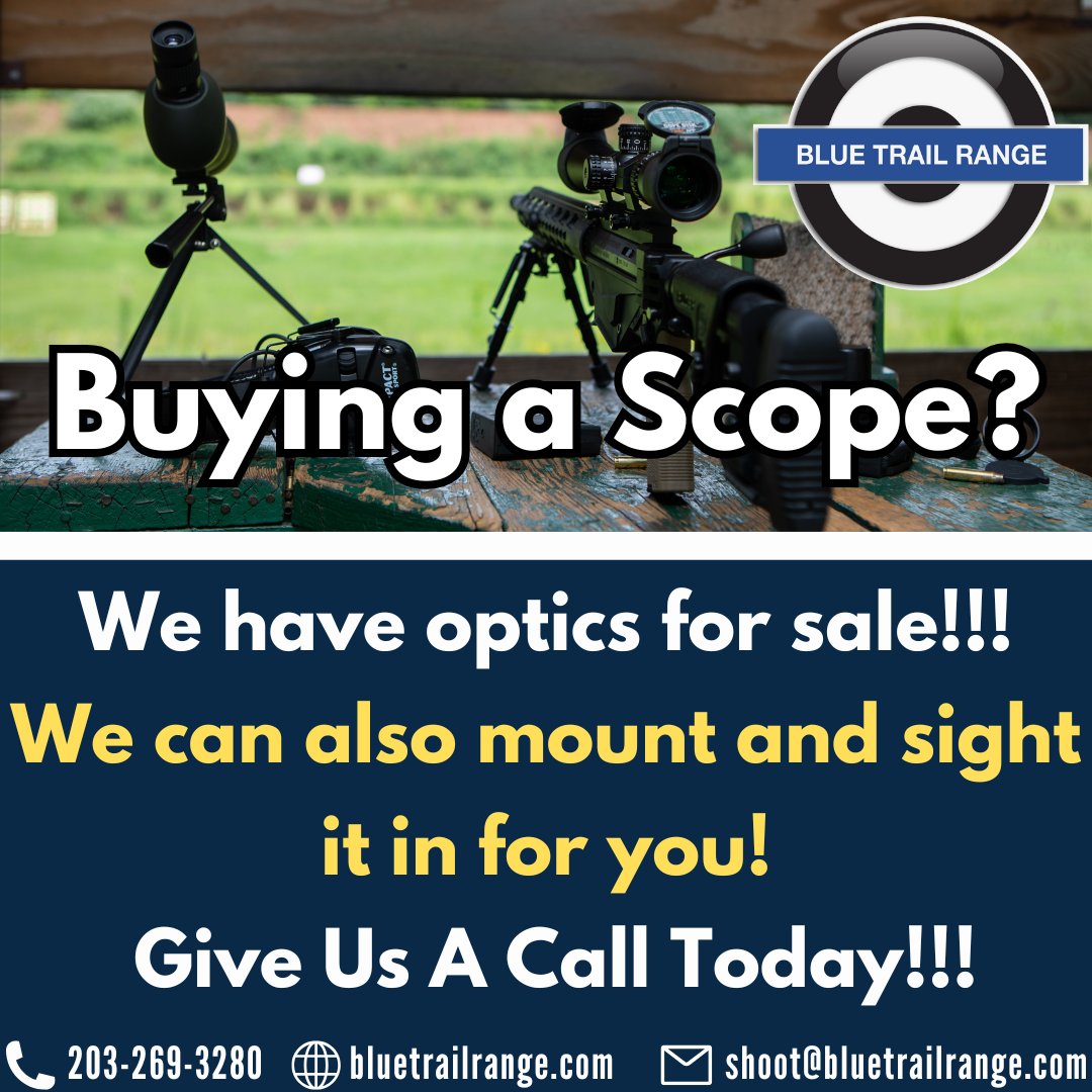 bluetrailrange's tweet photo. We Have Optics!!! Come check them out in store and get them mounted too! 
https://t.co/jIBs1bCZDJ https://t.co/vmQePRhG9b
