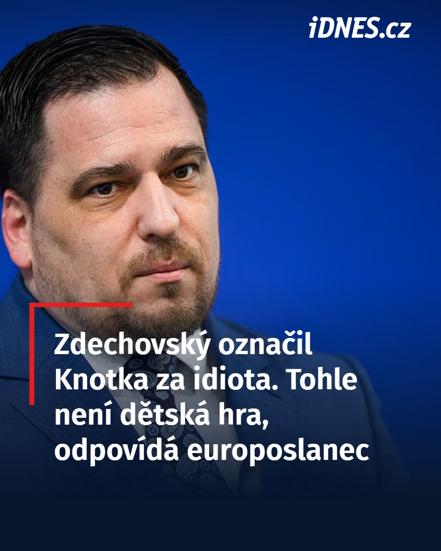 iDNEScz's tweet image. „Ondřeji, stydím se za tebe! Zachoval ses jako naprostý idiot,“ píše ve vyjádření směrem k Ondřeji Knotkovi (ANO) na sociální síti X europoslanec Tomáš Zdechovský (KDU-ČSL).
👉idnes.cz/zpravy/domaci/…