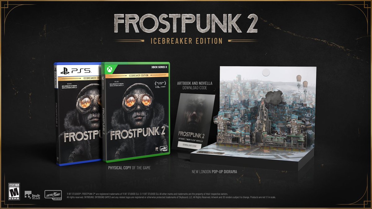 gematsu's tweet image. Frostpunk 2 for PS5, Xbox Series launches September 18 gematsu.com/2025/07/frostp…