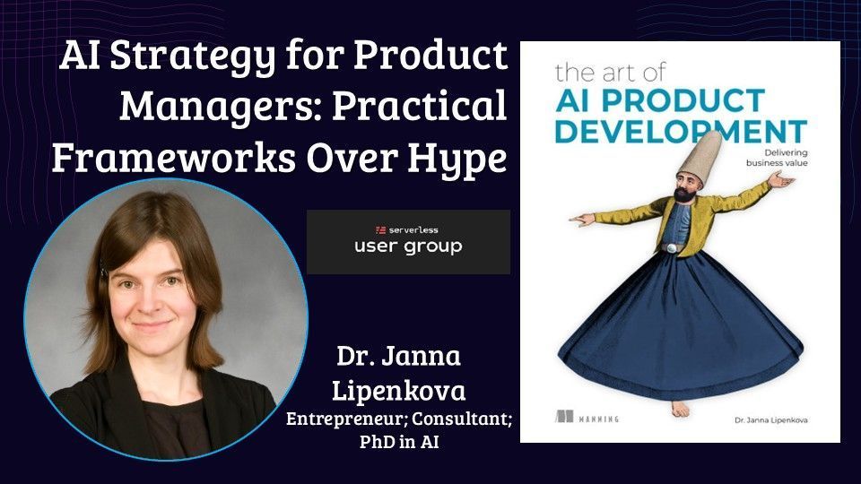 ManningBooks's tweet image. Told to “start using AI” but still unsure what that means in practice?
Janna Lipenkova’s #ServerlessTO talk is a must-watch — she tackles the big questions others avoid.
→ Watch: hubs.la/Q03yLjqy0
→ Get her book: hubs.la/Q03yLl7X0