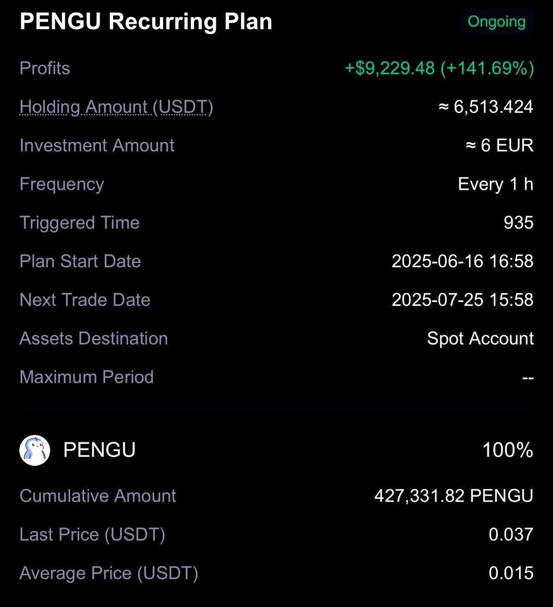 0xSnaG's tweet image. Since 935 hours buying $Pengu

That‘s how you stack professionally!