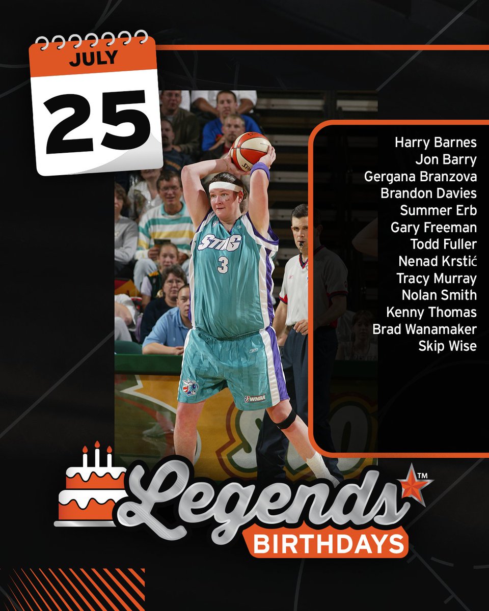 NBAalumni's tweet image. Join us in wishing a HAPPY BIRTHDAY to these #NBA and #WNBA Legends 🎉
#LegendsofBasketball #NBABDAY #WNBABDAY