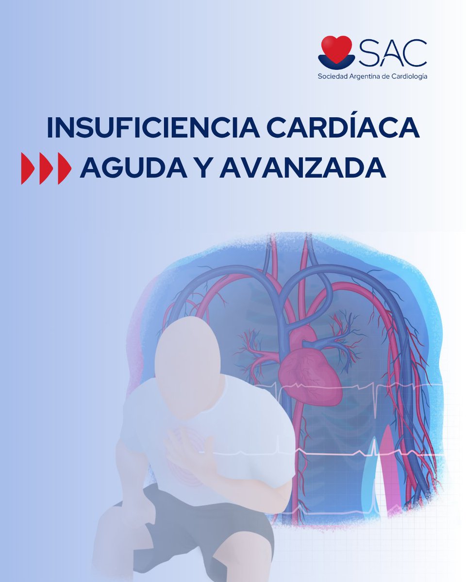 SAC_54's tweet image. 🔵Curso de  Insuficiencia cardíaca aguda y avanzada 📣 ¡Abierta la inscripción! 

🔺Brindar herramientas prácticas y actualizadas para la valoración integral de pacientes con insuficiencia cardíaca, tanto en sus formas agudas como avanzadas.

📌Inicio: 4 de agosto  

¡No te…