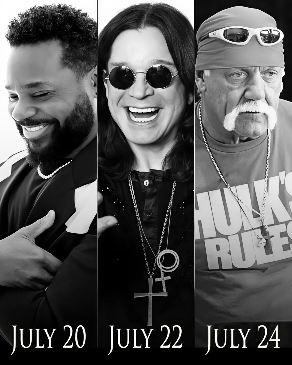 LisaPenguins87's tweet photo. Malcolm-Jamal Warner, Ozzy Osbourne and Hulk Hogan all passed away this week. 🕊️ 💔💔💔 https://t.co/XkctoVtHL5
