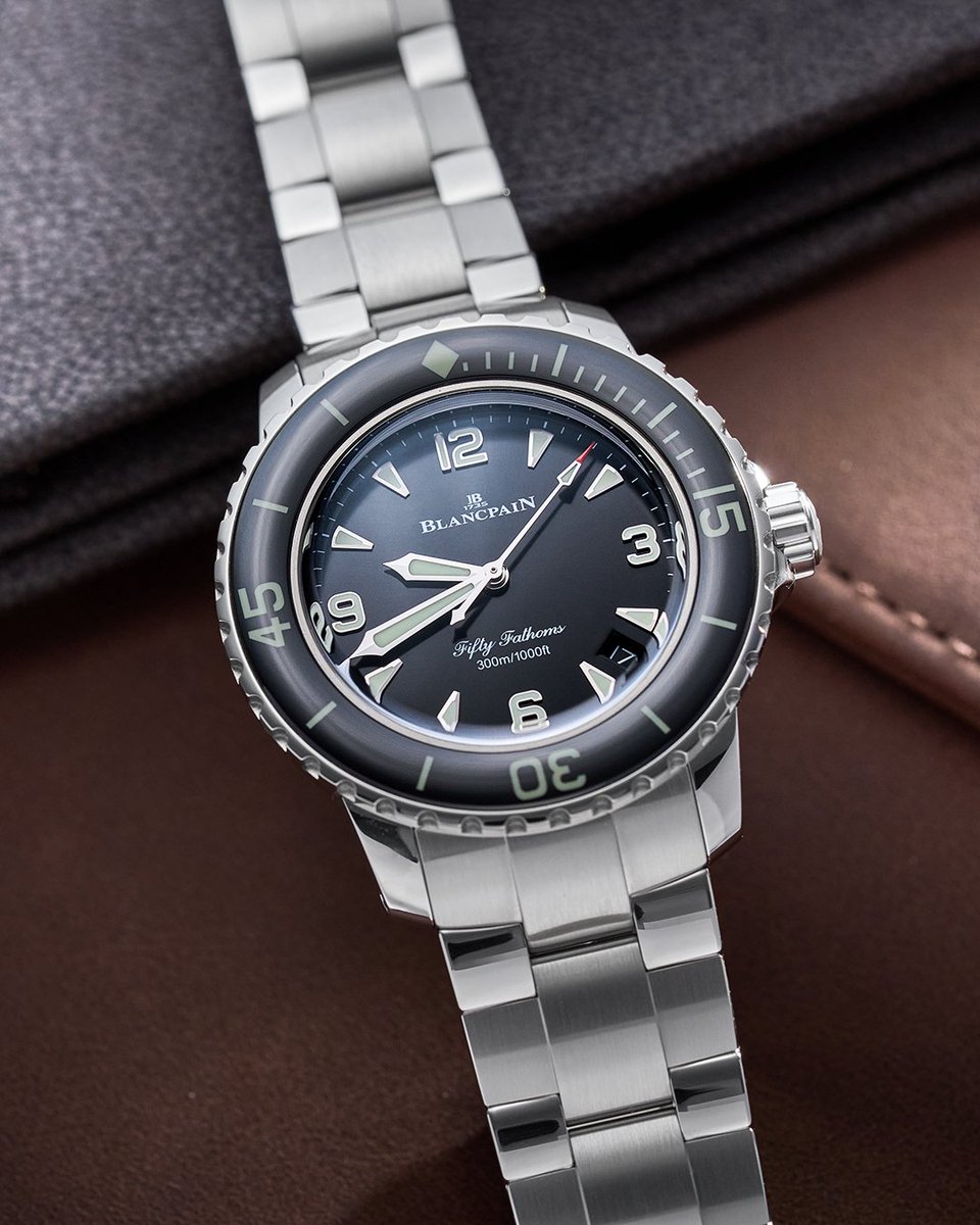 baldassarreted's tweet image. This summer, Blancpain rounded out the sizing options for its iconic Fifty Fathoms diver’s watch with the introduction of new 38mm Fifty Fathoms Automatique models. The brand has launched the collection with several options of dials and material construction to choose from,…