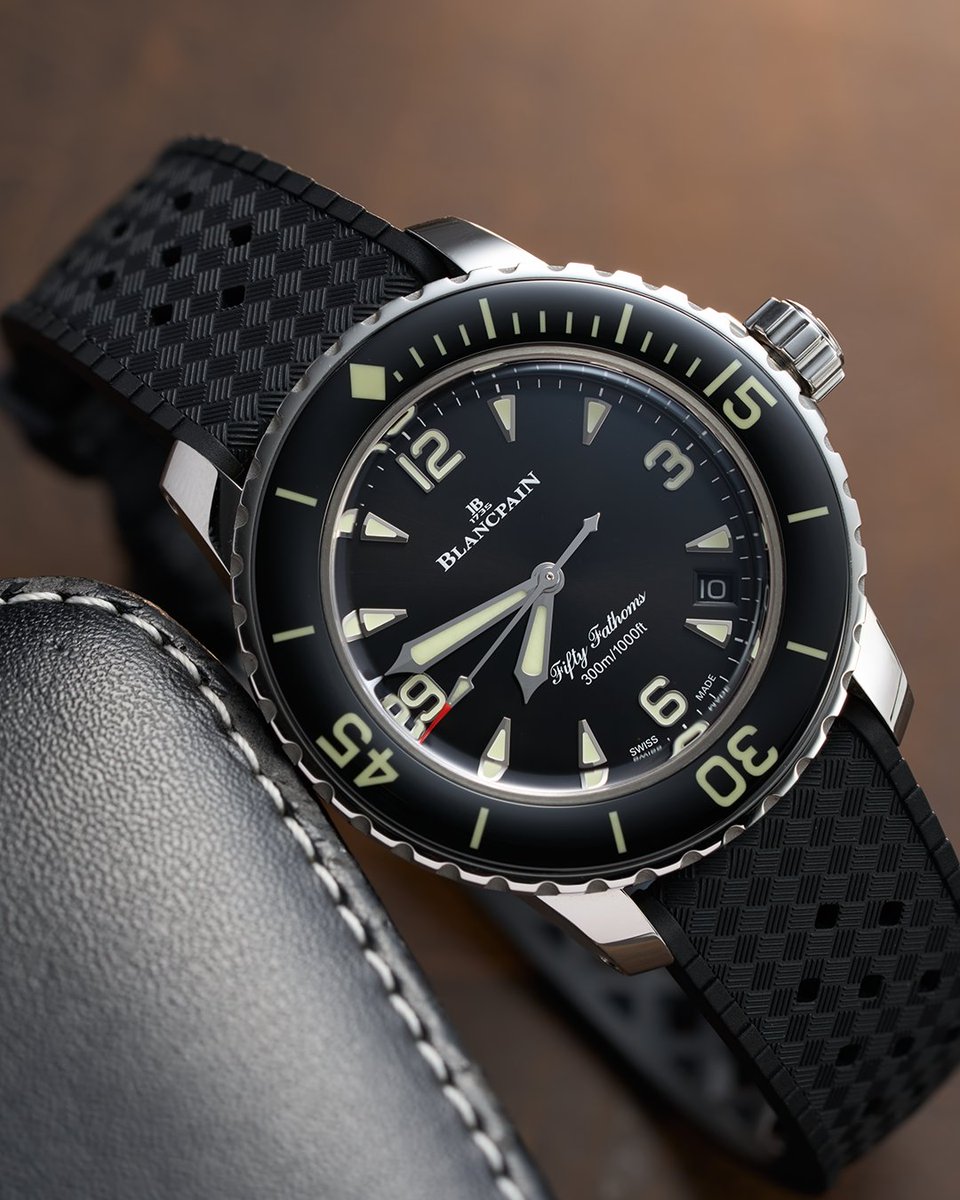 baldassarreted's tweet image. This summer, Blancpain rounded out the sizing options for its iconic Fifty Fathoms diver’s watch with the introduction of new 38mm Fifty Fathoms Automatique models. The brand has launched the collection with several options of dials and material construction to choose from,…