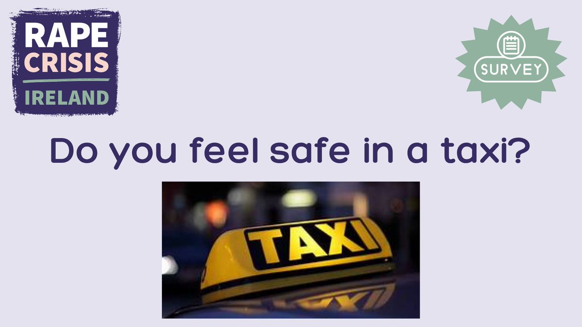 Do you identify as female? If so, do you feel safe in taxis?

A group of female taxi drivers is conducting a survey into women's experiences of using taxis. They'd love to hear your view!

Complete the survey at this link &gt;&gt; docs.google.com/forms/d/e/1FAI…

#FactsNotMyths #SexualViolence