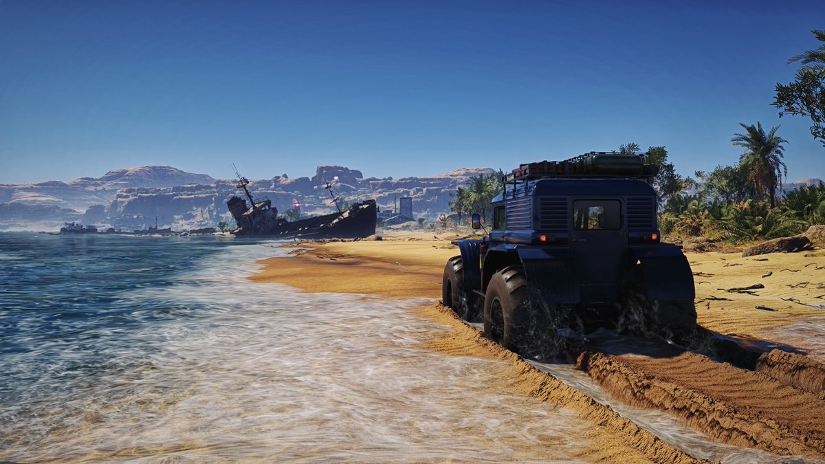 Focus_entmt's tweet image. This #FanWorkFriday is a shoutout to Discord user dreamcatcher_ua!
These sunny, vacation-vibe screenshots taken in #RoadCraft with the new Photo Mode are a breath of fresh air ๐ด๐ธ
Who needs a vacation when youโve got RoadCraft? โ๏ธ
