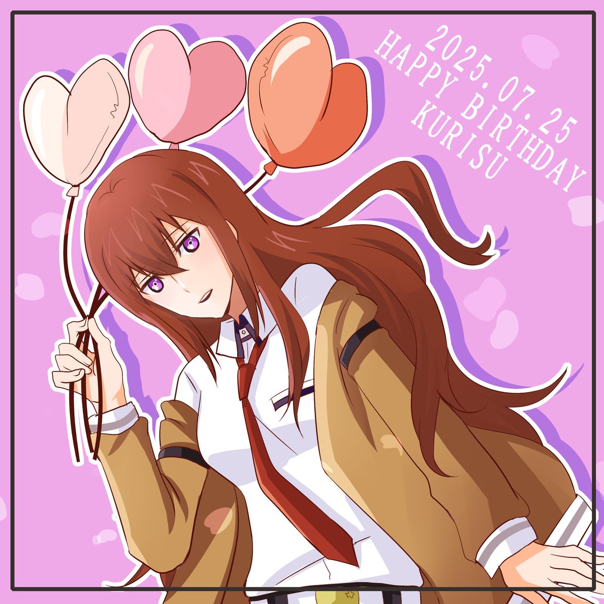 ayukawanako's tweet image. 紅莉栖~!誕生日おめでとう~🎂💕
#牧瀬紅莉栖生誕祭2025
#牧瀬紅莉栖生誕祭
#牧瀬紅莉栖誕生祭2025
#牧瀬紅莉栖誕生祭