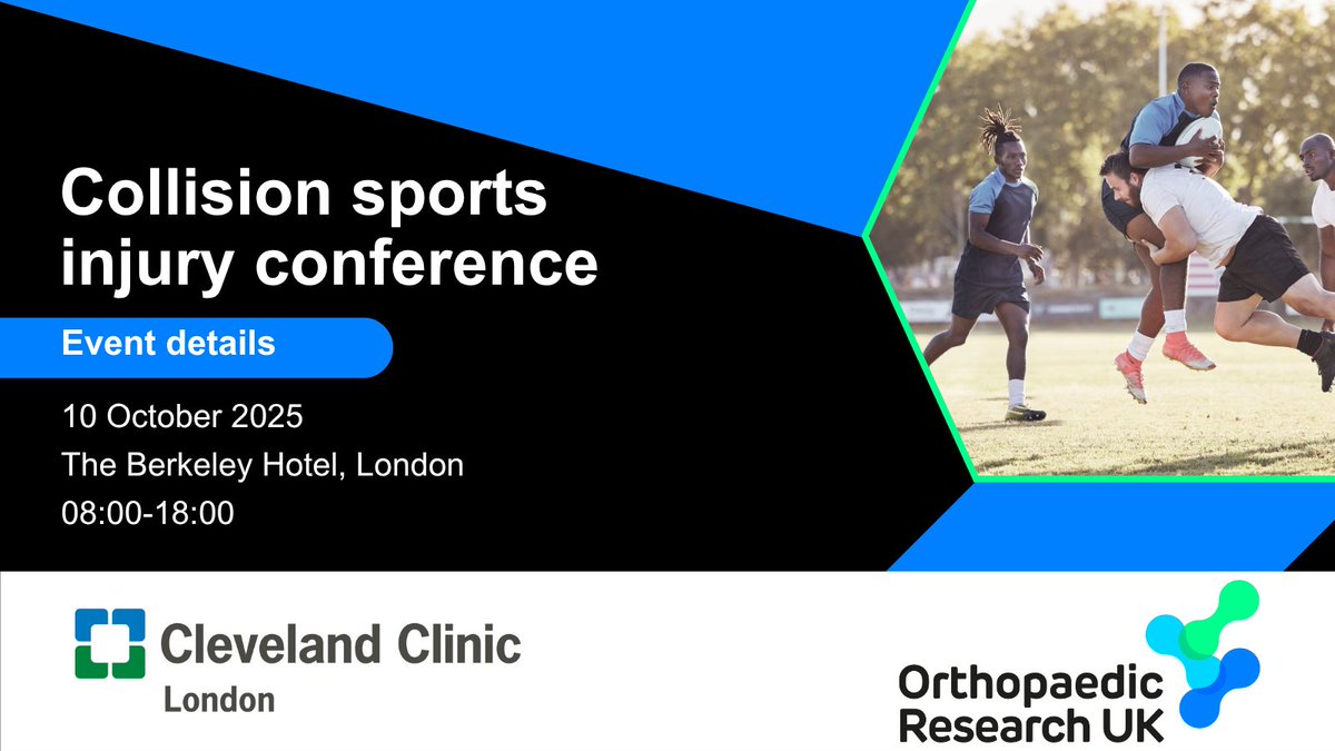 Orthopaedic Research UK (@or_uk) on Twitter photo Headline: 🚨 Tackling Complex Injuries in Collision Sports? Join the Experts. From shoulder instability to early return-to-play protocol #sportsmedicine bit.ly/COLSI <a href="/thecsp/">Chartered Society of Physiotherapy (CSP)</a> <a href="/britspauk/">BRITSpA</a> <a href="/PhysioATOCP/">ATOCP Physio</a> <a href="/TheSSTofficial/">Sports Therapists</a> <a href="/TheISEH/">The ISEH 🏃🏽♀️🏃♀️</a> <a href="/SimonMoyes/">Simon Moyes</a> <a href="/PhysioMACP/">MACP</a> <a href="/physiosinsport/">ACPSEM</a> Headline: 🚨 Tackling Complex Injuries in Collision Sports? Join the Experts. From shoulder instability to early return-to-play protocol #sportsmedicine bit.ly/COLSI <a href="/thecsp/">Chartered Society of Physiotherapy (CSP)</a> <a href="/britspauk/">BRITSpA</a> <a href="/PhysioATOCP/">ATOCP Physio</a> <a href="/TheSSTofficial/">Sports Therapists</a> <a href="/TheISEH/">The ISEH 🏃🏽♀️🏃♀️</a> <a href="/SimonMoyes/">Simon Moyes</a> <a href="/PhysioMACP/">MACP</a> <a href="/physiosinsport/">ACPSEM</a>