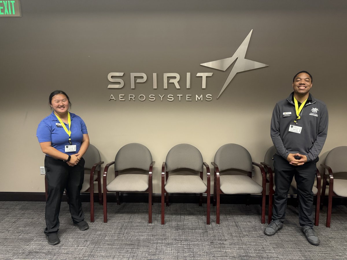 ShockerCareer's tweet image. Sara Leftwich and Aaron Evans led a Resume & Interview Workshop at Spirit AeroSystems for their college interns! It was a great opportunity for these interns to build confidence, sharpen skills, and get ready to impress. #HireShockers #ShockersUp
@SpiritAero