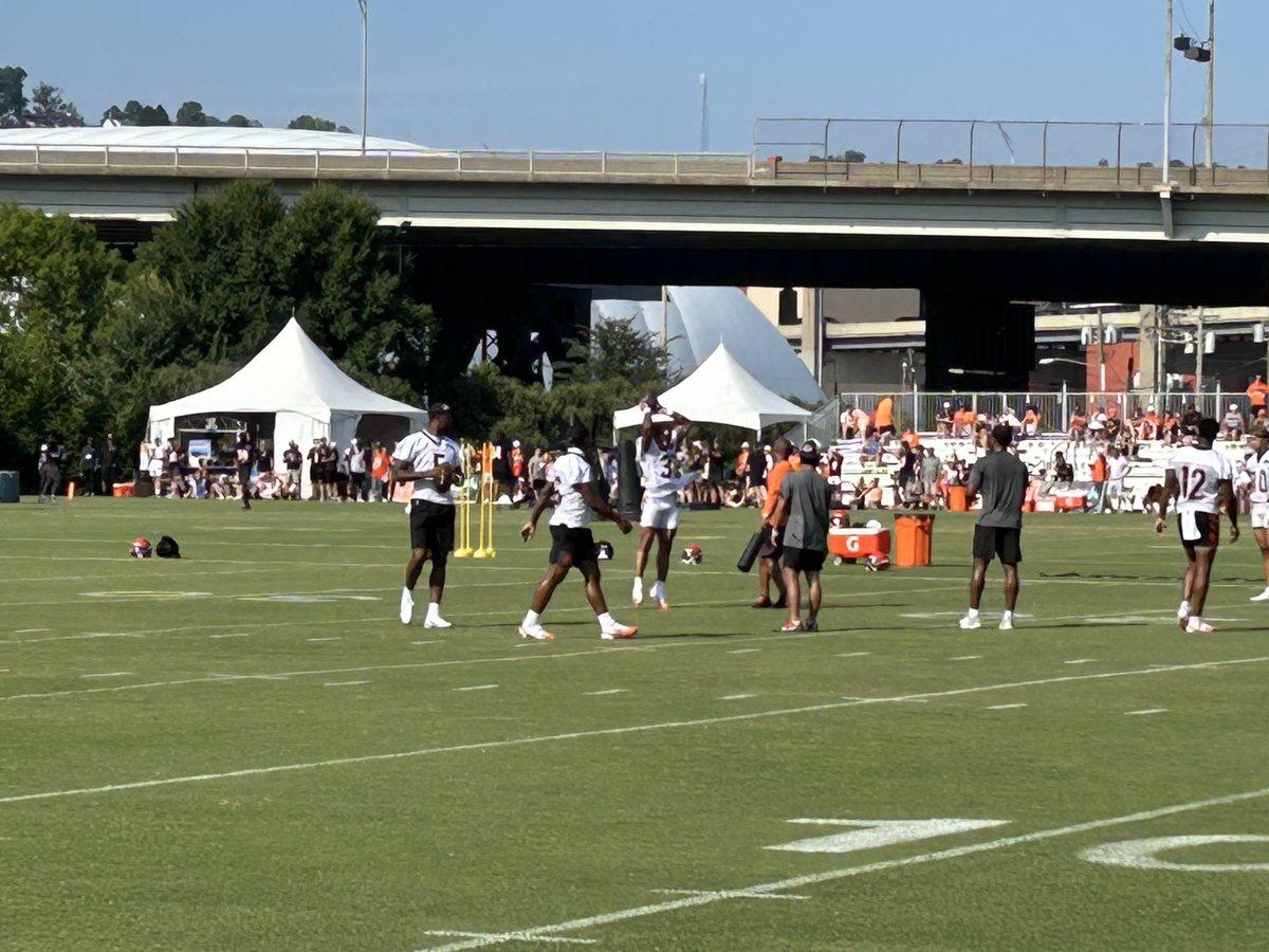 Local12Skinny's tweet image. Day 3 of #Bengals training camp … WR Tee Higgins is in uniform