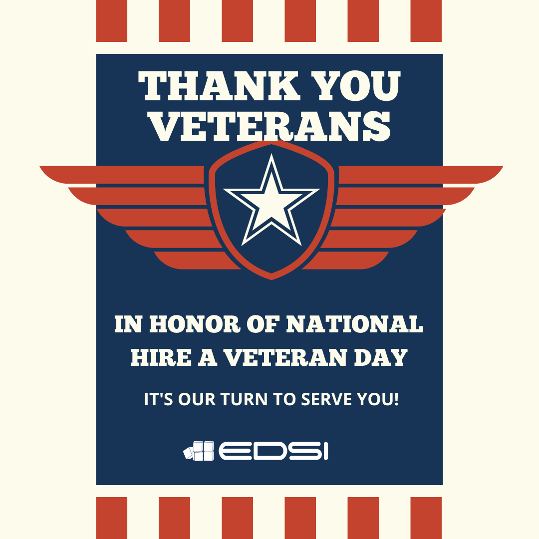 Today is National Hire a Veteran Day!
Looking to boost your skills, find a new job, or get the training you need? We’re here to help — and Veterans receive priority of service at all our program locations.
👉 Need support? Visit: edsi.com/locations
#NationalHireAVeteran