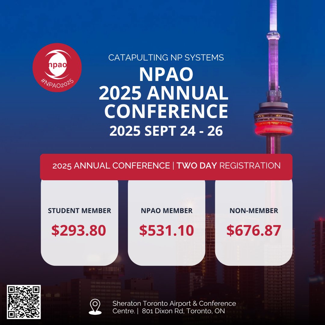 Advance your skills 👉 save big with NPAO member pricing!
Save $145 on conference registration as an NPAO member!

Join us in Toronto, September 24-26, for the 2025 NPAO Annual Conference!  

#NPAO2025 is your chance to gain fresh insight, sharpen your skills, and connect with
