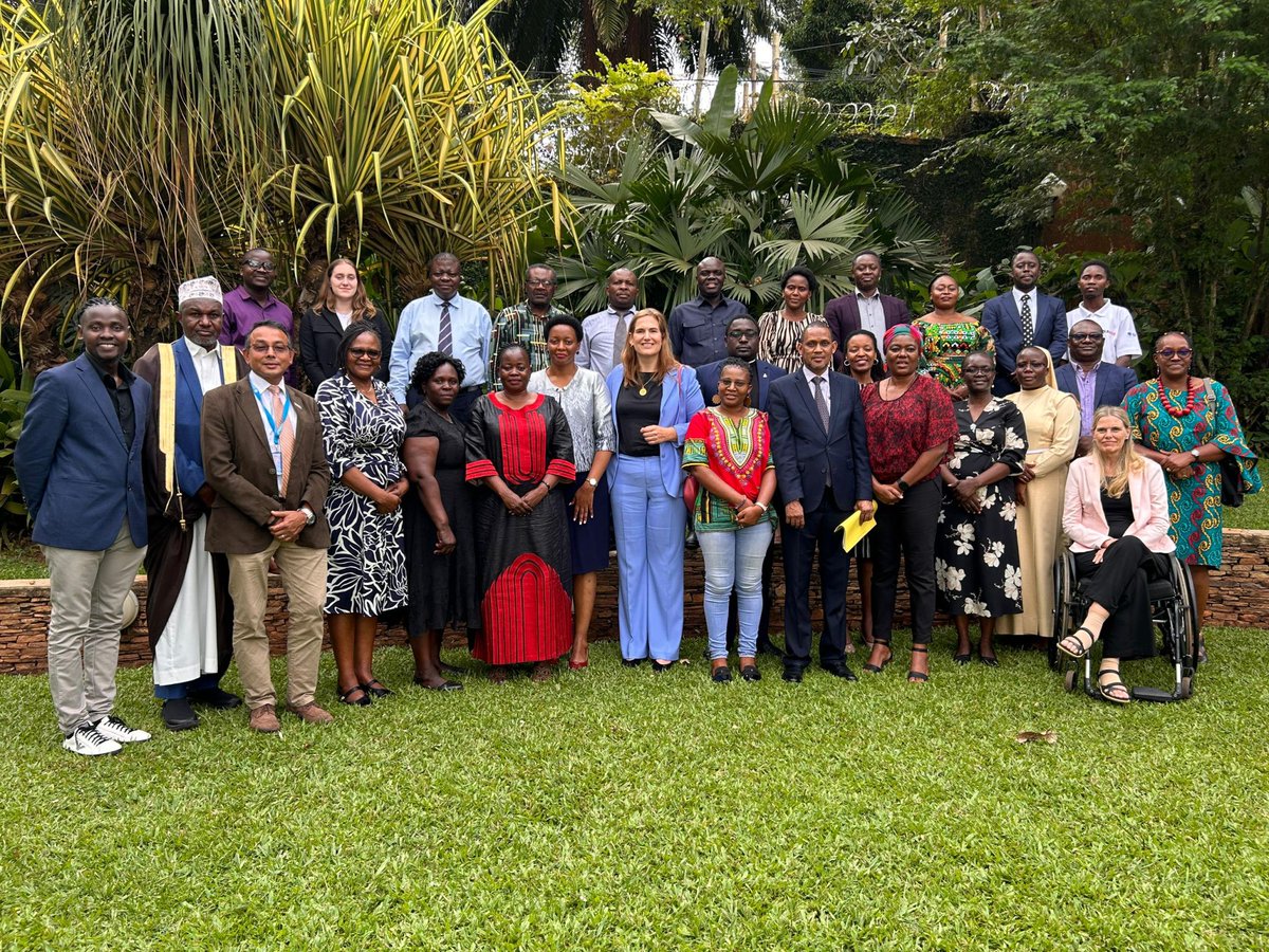 Amref_Uganda's tweet photo. Yesterday @Amref_Uganda  joined the Women Uganda 2025+ high tea hosted by Amb @FrederiekeQ  mobilized actors across sectors to engage in the campaign that will  contribute to ending teenage pregnancy in Uganda. @tkapsandui76 shared @GenderHeroes Program best practices. #srhr4all https://t.co/hi14ZWnv1c