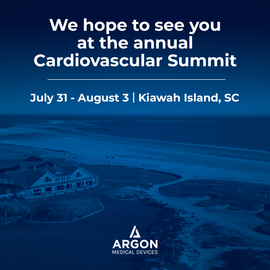 ArgonMedical's tweet image. We're looking forward to seeing you at the annual Cardiovascular Summit in Kiawah Island, SC.
This annual event brings together thought leaders and practitioners to explore the latest innovations in cardiovascular care.
Stop by to learn more about our CLEANER Vac®…
