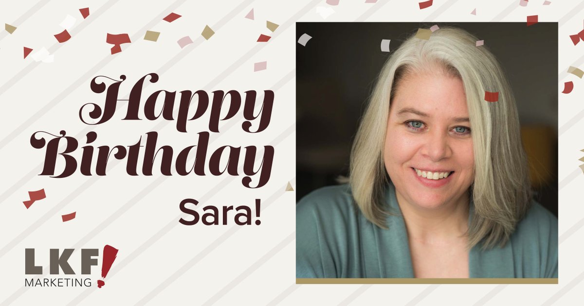 Happy birthday to our "red pen guru", Sara Ramaker! Though her official title is Content &amp; PR Specialist, she's so much more than that. Sara lifts our team with her thoughtfulness, quick wit, and compassion for others. We wouldn't be the same without her! #LKFteam #LKFlove